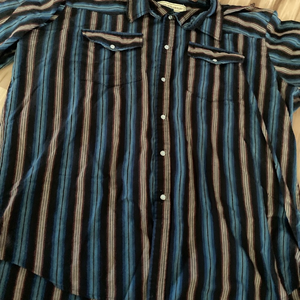 Bit bridle mens short sleeve plaid pearl snap button shrt 2x